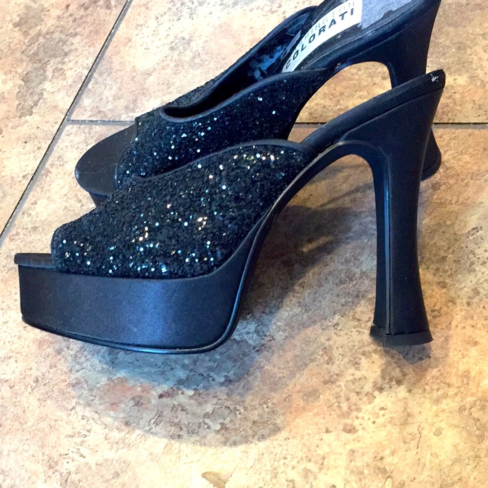 Vintage huge chunky platform glitter billing 90’s